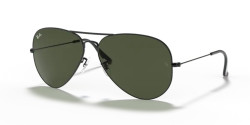 Ray-Ban RB 3026 AVIATOR LARGE METAL II - L2821  BLACK g-15 green