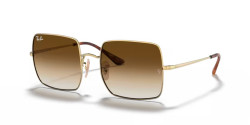 Ray-Ban RB 1971 SQUARE - 914751 ARISTA GOLD light brown gradient