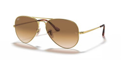 Ray-Ban RB 3689 AVIATOR METAL II - 914751 ARISTA GOLD light brown gradient