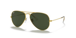 Ray-Ban RB 3025 AVIATOR LARGE METAL -  W3234 GOLD g-15 green