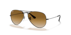 Ray-Ban RB 3025 AVIATOR  LARGE METAL - 004/51 GUNMETAL light brown gradient