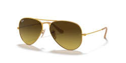 Ray-Ban RB 3025 AVIATOR LARGE METAL  - 112/85 GOLD  brown gradient
