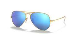 Ray-Ban RB 3025 AVIATOR LARGE METAL - 112/17 GOLD blue flash