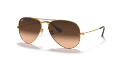 Ray-Ban RB 3025 AVIATOR LARGE METAL - 9001A5 LIGHT BROW pink/brown