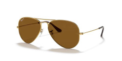 Ray-Ban RB 3025 AVIATOR LARGE METAL - 001/57  ARISTA GOLD polarized  brown