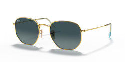 Ray-Ban RB 3548N HEXAGONAL - 91233M ARISTA GOLD blue
