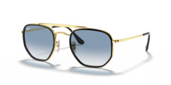 Ray-Ban RB 3648M THE MARSHAL II - 91673F ARISTA GOLD light blue gradient