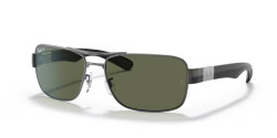 Ray-Ban RB 3522 - 004/9A GUNMETAL polarized g-15 green