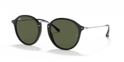 Ray-Ban RB 2447 ROUND - 901 BLACK g-15 green