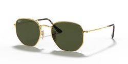 Ray-Ban RB 3548N HEXAGONAL - 001/58 ARISTA GOLD polarized g-15 green