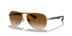 Ray Ban RB 8313 CARBON FIBRE - 001/51 ARISTA GOLD light brown gradient