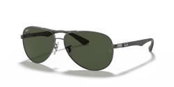 Ray Ban RB 8313 CARBON FIBRE - 004/N5 GUNMETAL polarized g-15 green