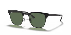 Ray-Ban RB 3716 CLUBMASTER METAL -186/58 BLACK polarized g-15 green