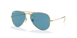 Ray-Ban RB 3025 AVIATOR LARGE METAL - 9196S2 GOLD blue polarized