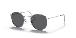 Ray-Ban RB 3447 ROUND METAL - 9198B1 SILVER dark grey