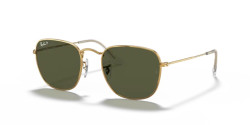 Ray-Ban RB 3857 FRANK - 919658 GOLD polarized g-15 green