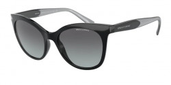 Armani Exchange AX 4094 S - 81588G  SHINY BLACK grey gradient