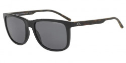 Armani Exchange AX 4070 S - 815881  SHINY BLACK grey polar