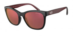 Armani Exchange AX 4105 S - 8255D0  SHINY BLACK mirror violet
