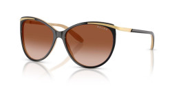 Ralph RA 5150 - 109013  SHINY BLACK ON NUDE & GOLD  gradient brown