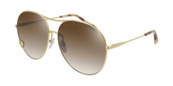 Chloe CH 0028 S  001 GOLD mirror brown gradient