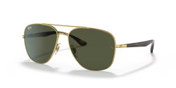 Ray-Ban RB 3683 - 001/31 ARISTA GOLD g-15 green