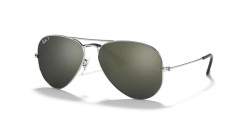Ray-Ban RB 3025 AVIATOR LARGE METAL - 003/59 SILVER polarized grey