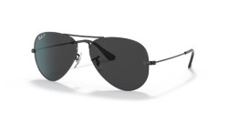 Ray-Ban RB 3025 AVIATOR LARGE METAL - 002/48 BLACK polarized black