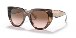 Prada PR 14WS - 01R0A6 CARAMEL TORTOISE/POWDER brown gradient