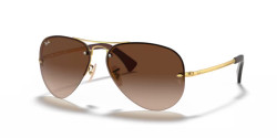 Ray-Ban RB 3449 - 001/13  ARISTA GOLD brown gradient