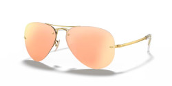 Ray-Ban RB 3449 - 001/2Y ARISTA GOLD copper mirror