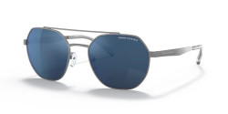 Armani Exchange AX 2041S - 600355 MATTE GUNMETAL blue mirror blue