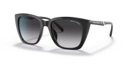 Armani Exchange AX 4116SU - 81588G SHINY BLACK gradient grey