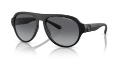 Armani Exchange AX 4126SU - 8078T3 MATTE BLACK polar gradient grey