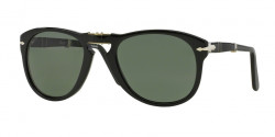 Persol PO 0714 FOLDING 95/58  BLACK CRYSTAL GREEN POLARIZED