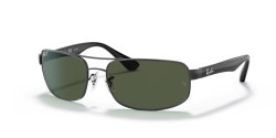 Ray-Ban RB 3445 - 002/58  BLACK g-15 green polarized