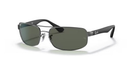 Ray-Ban RB 3445 - 004  GUNMETAL green classic g-15