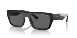 Armani Exchange AX 4124SU - 807887 MATTE BLACK dark grey