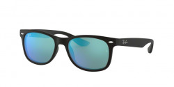 Ray-Ban RJ 9052 S Junior 100S55  MATTE BLACK, blue mirror