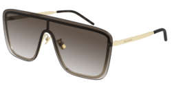 Saint Laurent SL 364 MASK - 006 GOLD brown