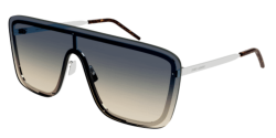 Saint Laurent SL 364 MASK - 009 SILVER green