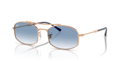 Ray-Ban RB 3719 - 92623F ROSE GOLD light blue