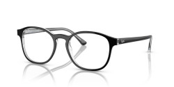 Ray-Ban RX 5417 - 2034 BLACK ON TRANSPARENT