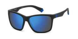 Polaroid PLD 8057/S - 003/5X MATTE BLACK blue mirror polar