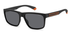 Polaroid PLD 2149/S -  8LZ/M9 BLACK/ORANGE polar grey