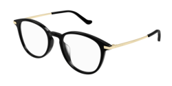 Gucci GG 1466OA - 001 BLACK/GOLD