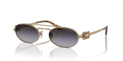 Miu Miu MU 54ZS - 7OE5D1 ANTIQUE GOLD grey gradient
