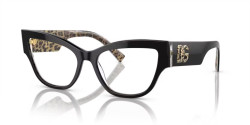 Dolce&Gabbana DG 3378 - 3299 BLACK ON LEO BROWN
