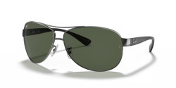 Ray-Ban RB 3386 - 004/71 GUNMETAL dark green
