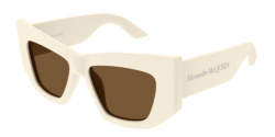 Alexander McQueen AM 0448S - 004 IVORY brown